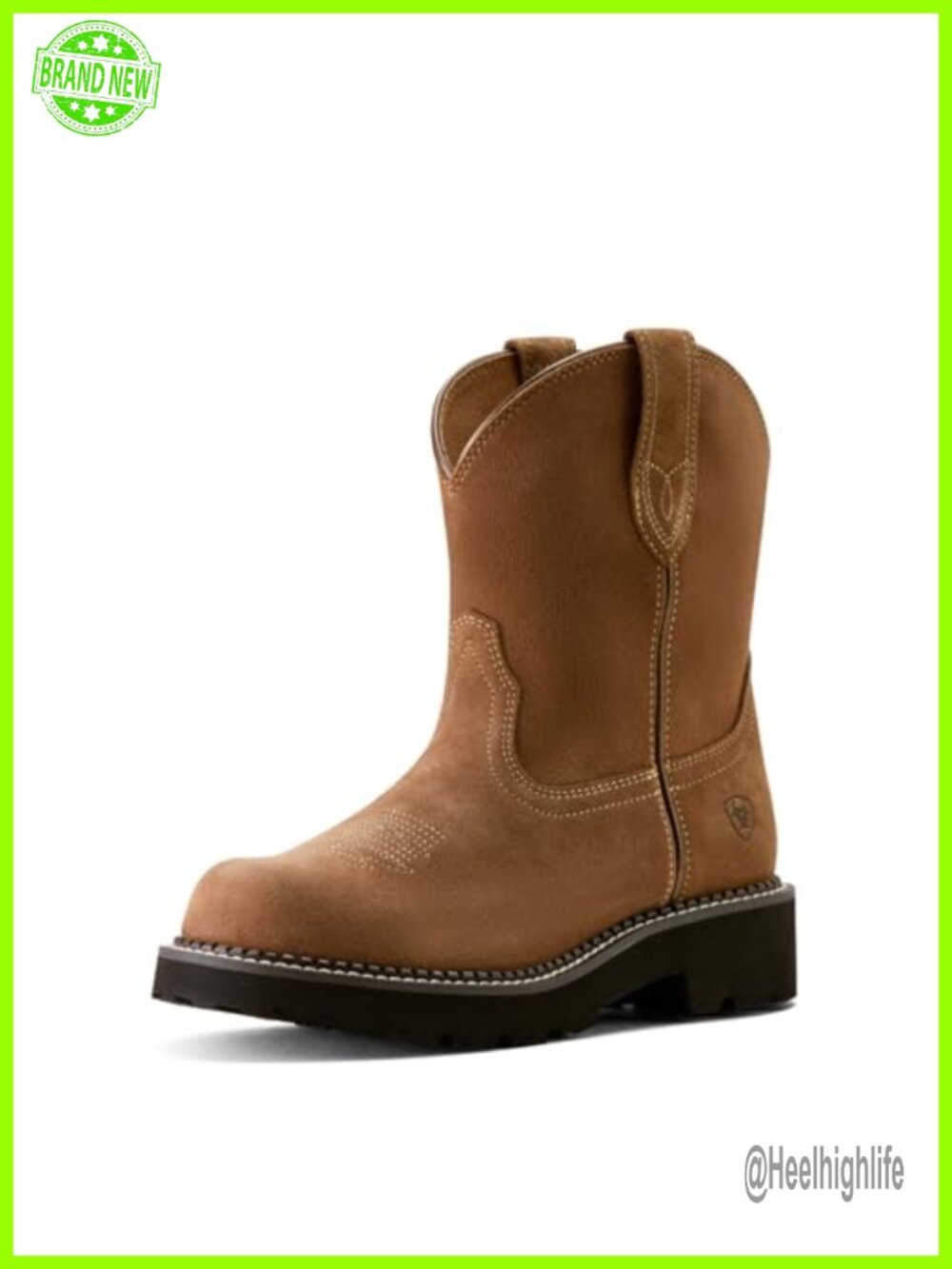 Fatbaby Slouch Western Boot Suede Ankle Cowboy Boots Boho